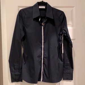 Brand new Bailey 44 medium navy blue oxford
